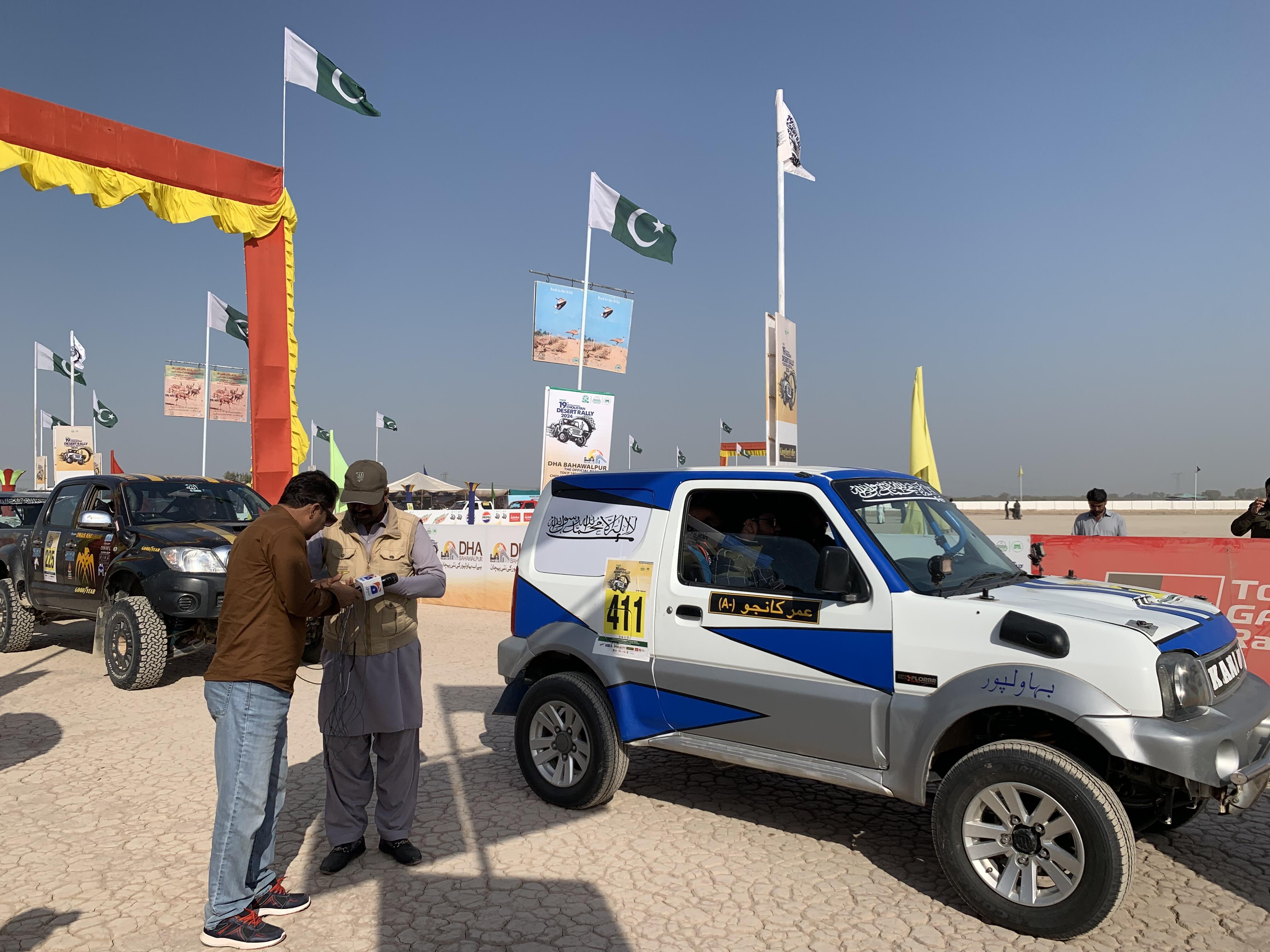 Pakistan's Cholistan Desert Jeep Rally 2024. (Photograph credits: Anam Hussain) 