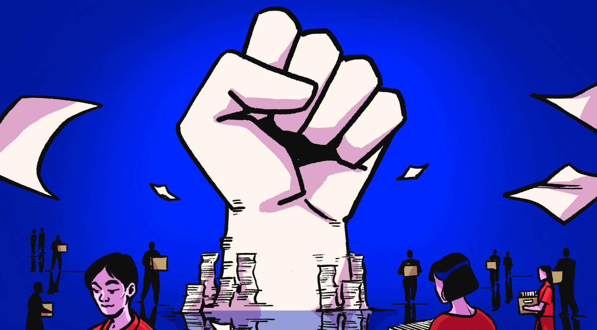 Illustration by Simina Popescu for Unbias News