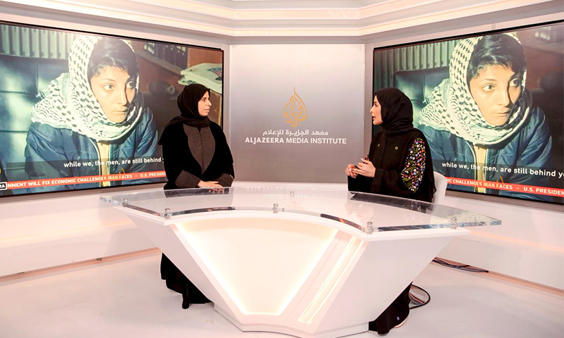 Part of the visit to the studios