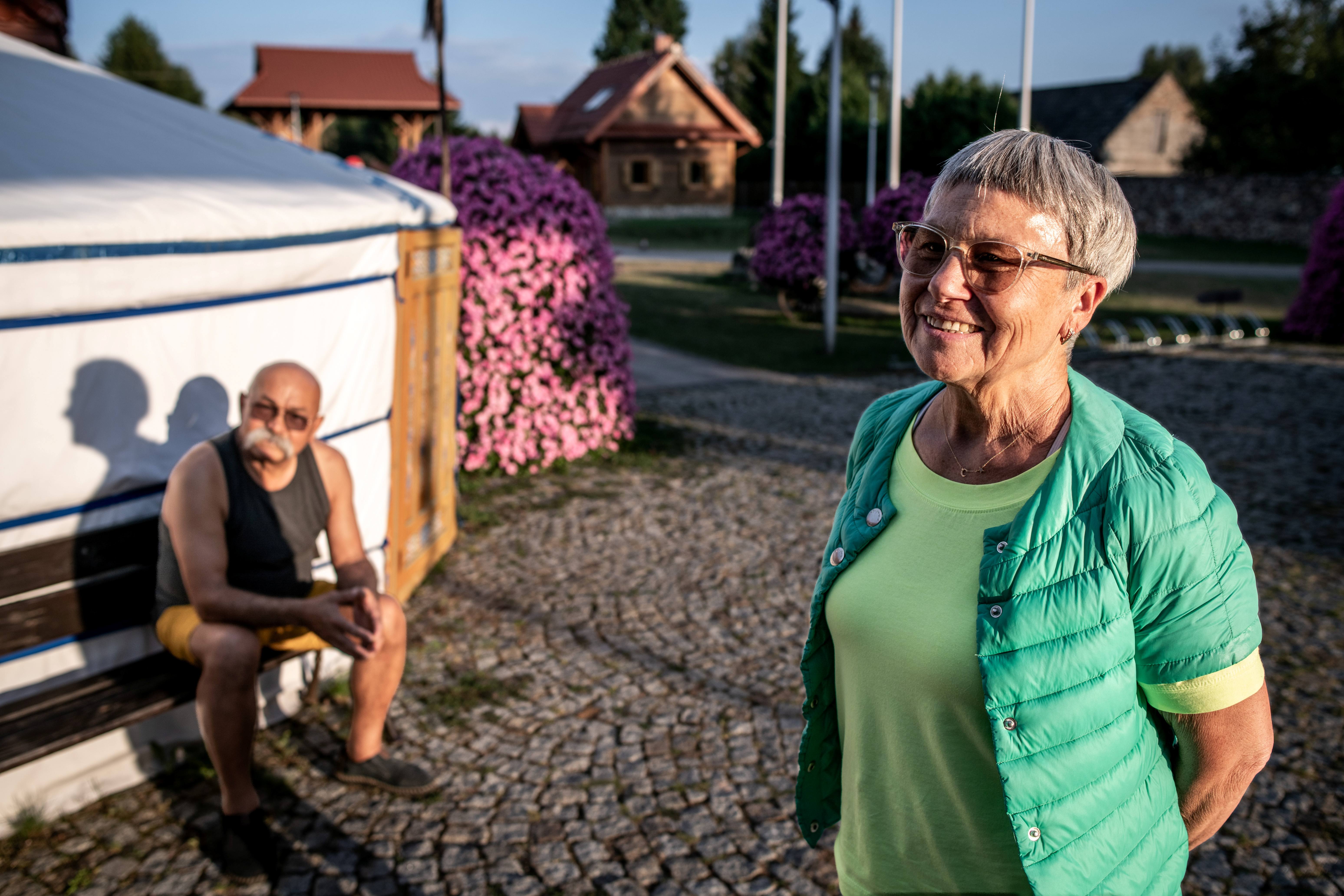 Dzenneta Bogdanowicz is a 60-year-old Polish hotelier from the Podlasie region in Poland (Gilad Sade).