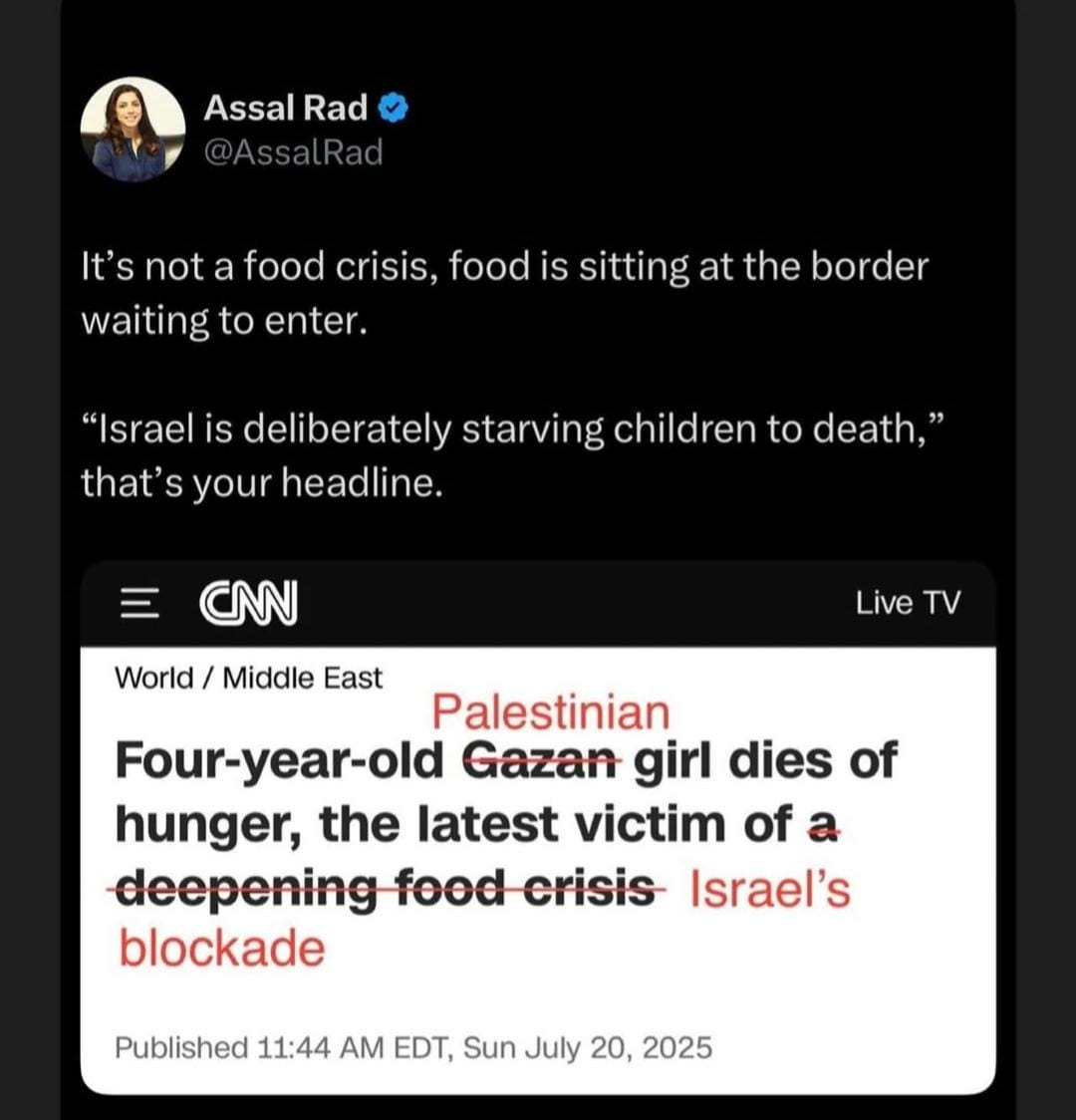 Assal Rad twitter