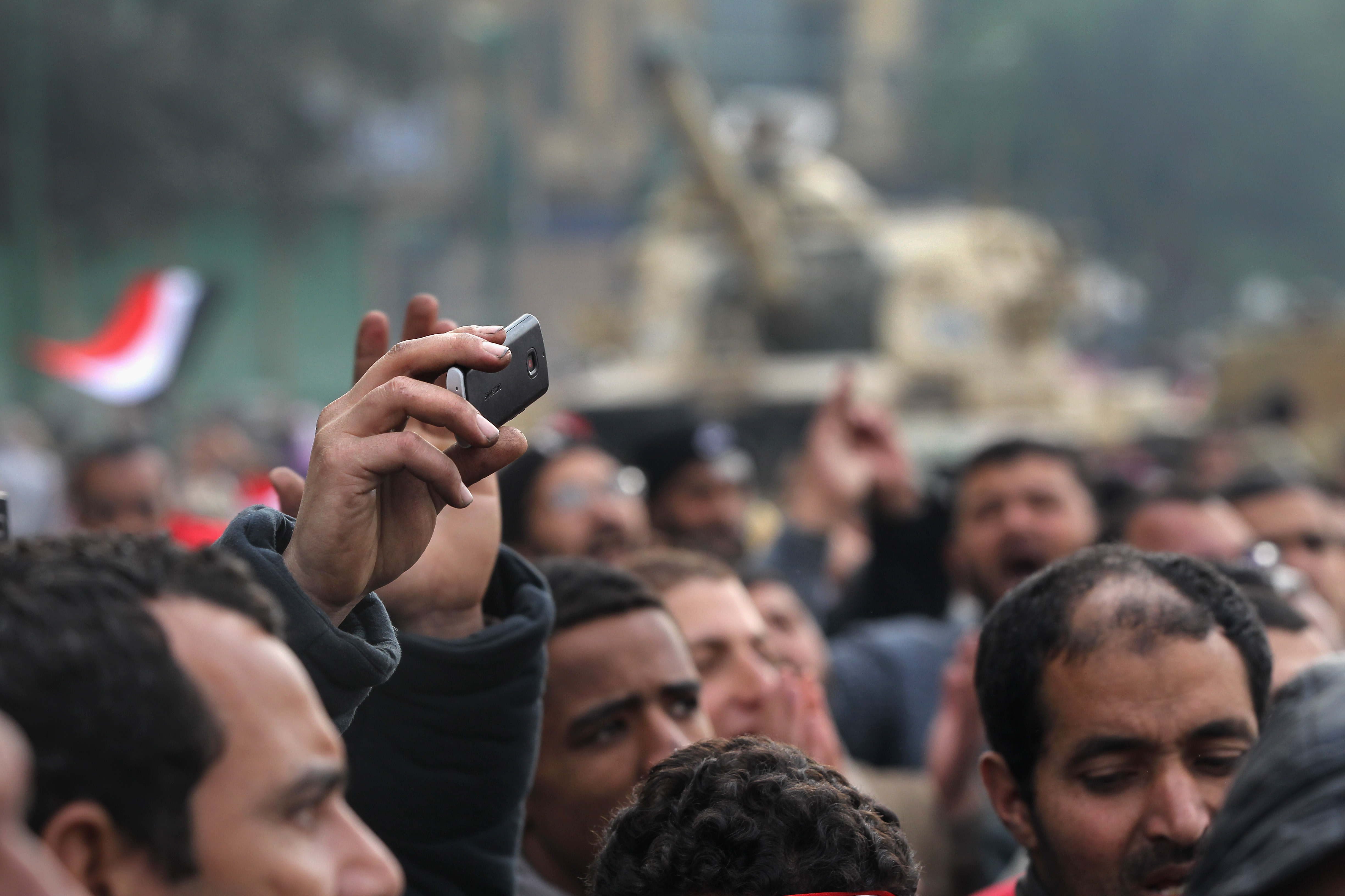 Anti-Mubarak Protesters Continue to Occupy Tahrir Square In Cairo