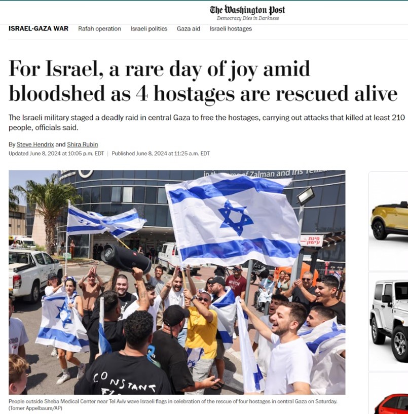 The Washington Post Bias on Killing of Palestinians 