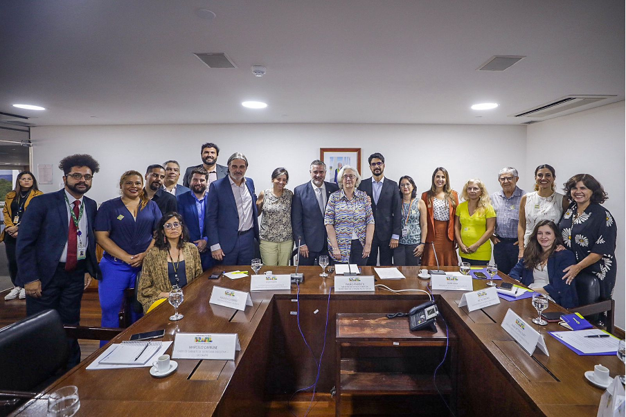 Installation of the Working Group to restore social participation in public communication [Lucas Leffa/SECOM - Presidency of the Republic of Brazil].