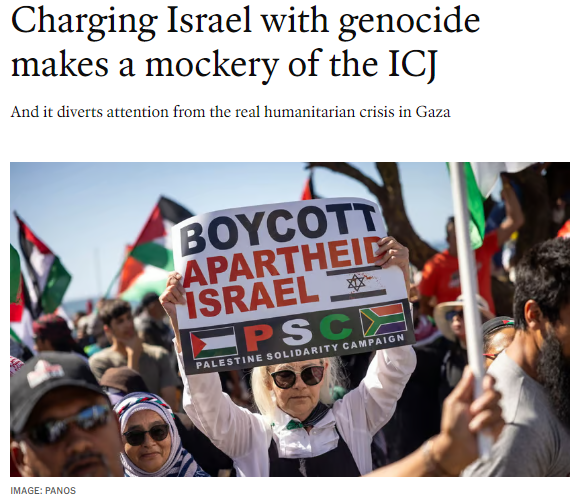 Charging Israel with genocide makes a mockery of the ICJ