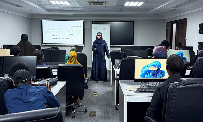 جانب من دورة بناء القصة الرقمية 