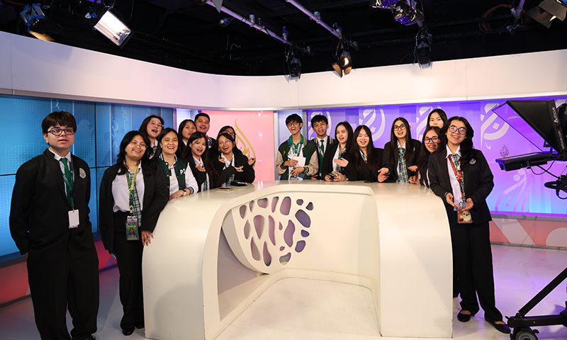 في الأستوديو