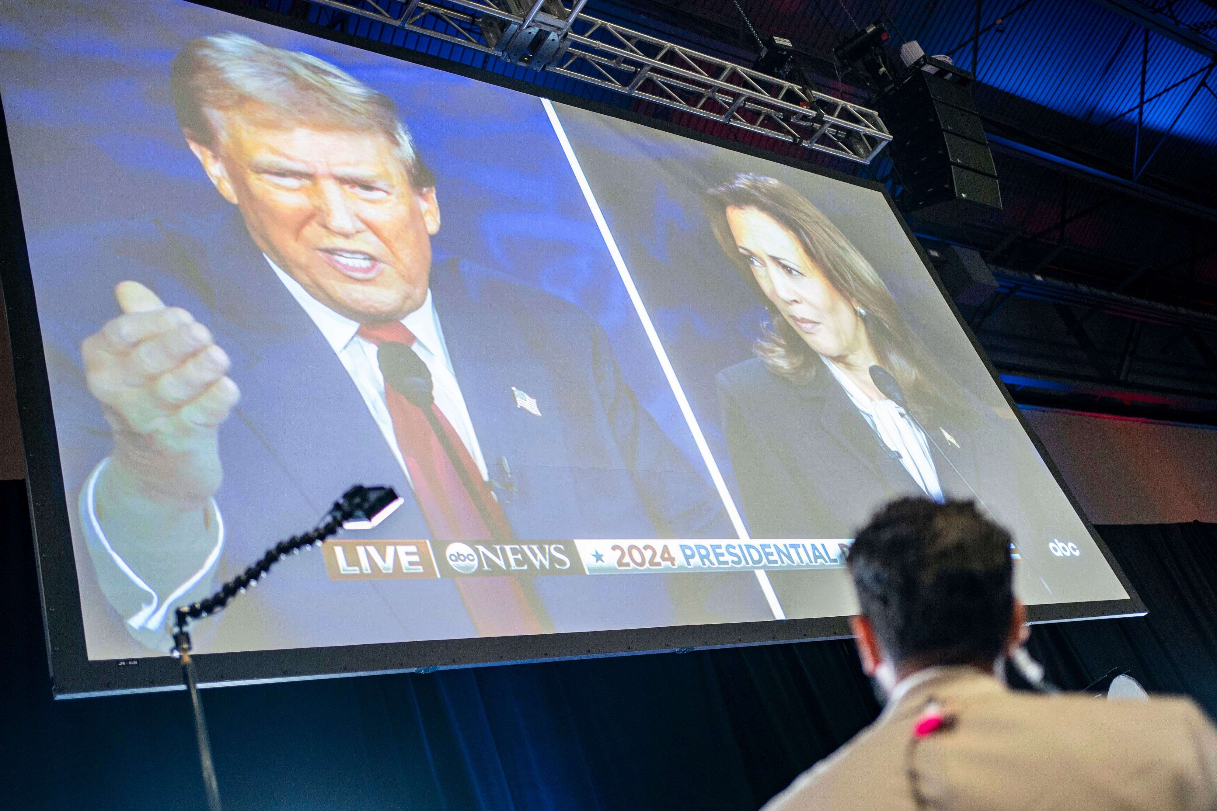 US election debate Trump Harris