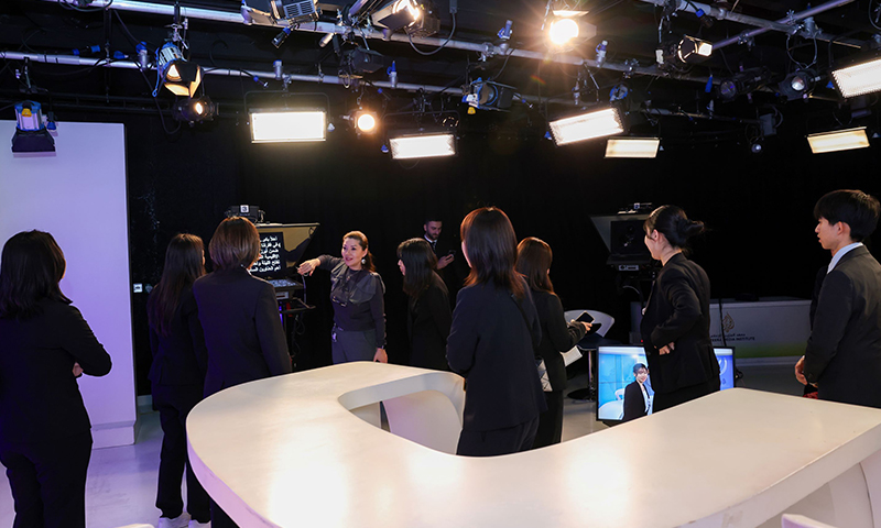 في الأستوديو 