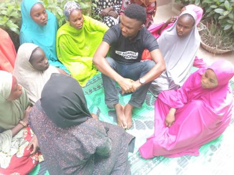human trafficking outside