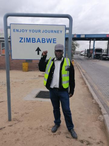 SA migrants outside
