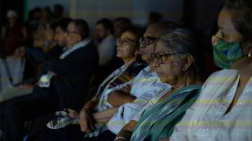 A view of the audience at media press gatherings